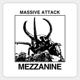 Massive Attack - Mezzanine - Tribute Artwork - White Sticker